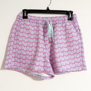 Vineyard Vines Girls Tie Waist Casual Cotton Lounge Shorts